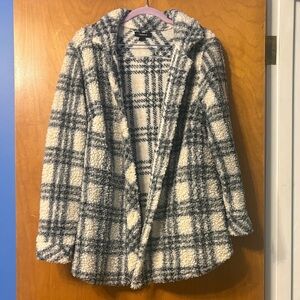 Torrid Black and White Textured Jacket